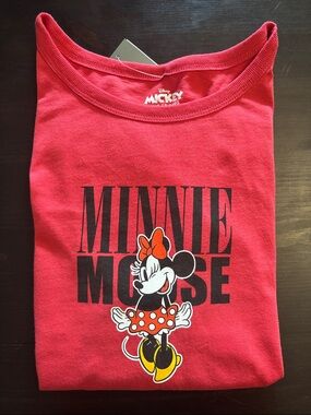 Disney Minnie Mouse Red Short Sleeve Tee